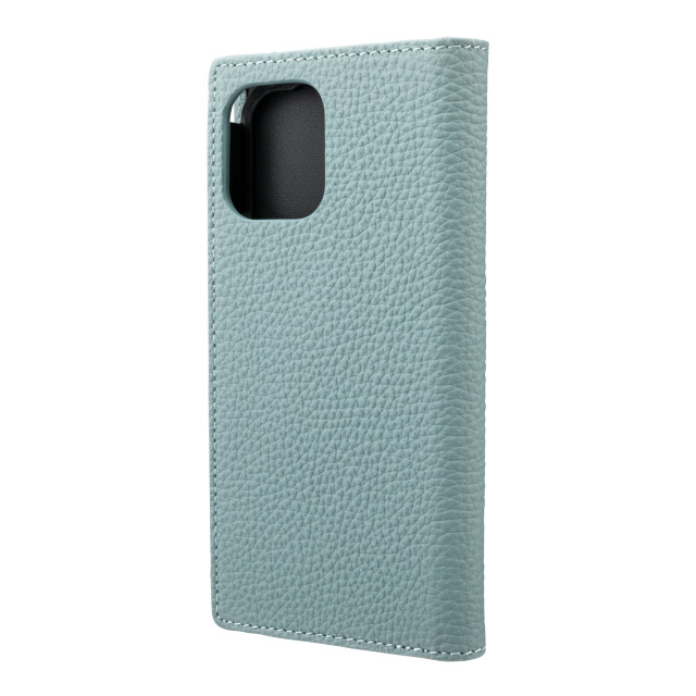 【iPhone12 mini ケース】Shrunken-Calf Leather Book Case (Baby Blue)goods_nameサブ画像