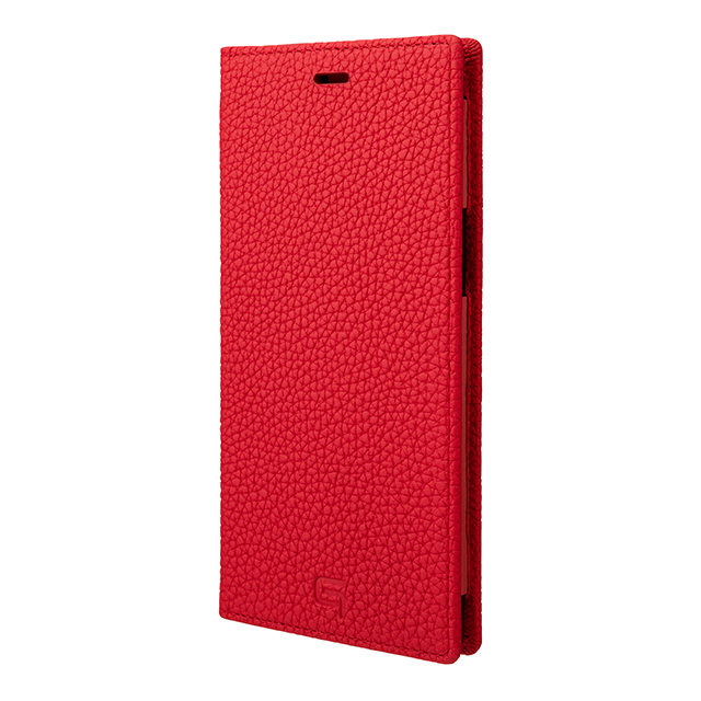 【iPhone12 Pro Max ケース】Shrunken-Calf Leather Book Case (Red)サブ画像