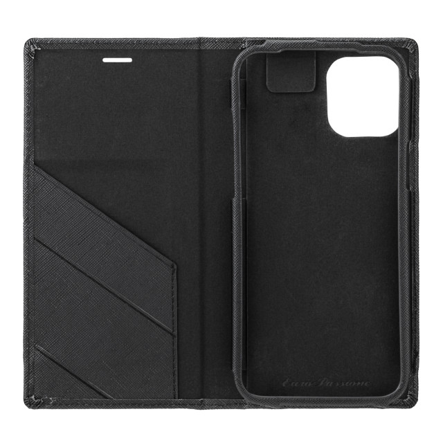 【iPhone12 Pro Max ケース】“EURO Passione” PU Leather Book Case (Black)サブ画像