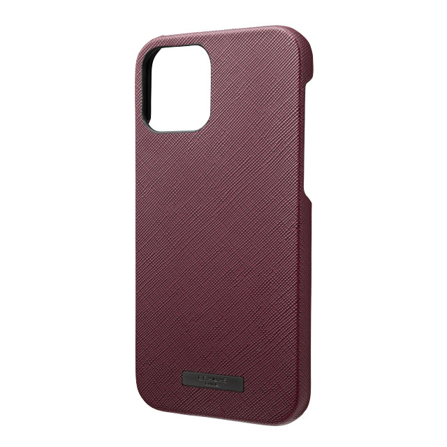 【iPhone12/12 Pro ケース】“EURO Passione” PU Leather Shell Case (Burgundy)サブ画像