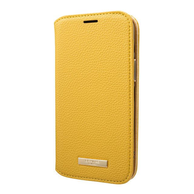 【iPhone12 mini ケース】“Shrink” PU Leather Book Case (Lemon)サブ画像