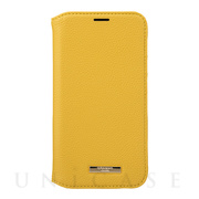 【iPhone12/12 Pro ケース】“Shrink” PU Leather Book Case (Lemon)