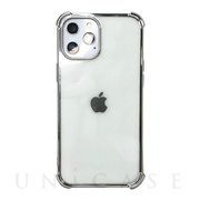 【iPhone12 Pro Max ケース】Glitter shockproof soft case (Silver)