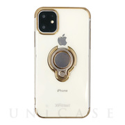 【iPhone12/12 Pro ケース】Electroplated Ring PC Case (ゴールド)