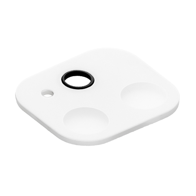 【iPhone12 mini フィルム】カメラレンズ用 全面保護 ガラス レンズプロテクター OWL-CLGIC54シリーズ (ホワイト)サブ画像