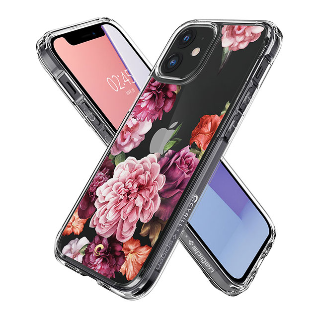 【iPhone12 mini ケース】Cecile (Rose Floral)サブ画像