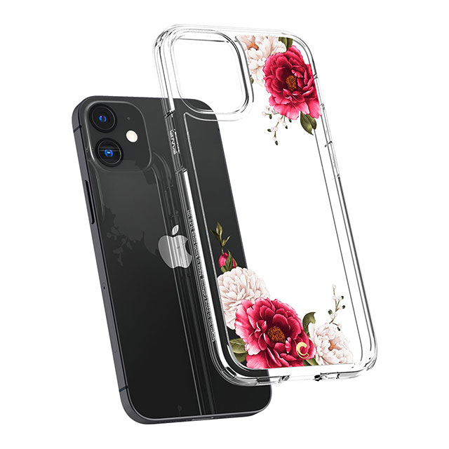 【iPhone12 mini ケース】Cecile (Red Floral)サブ画像