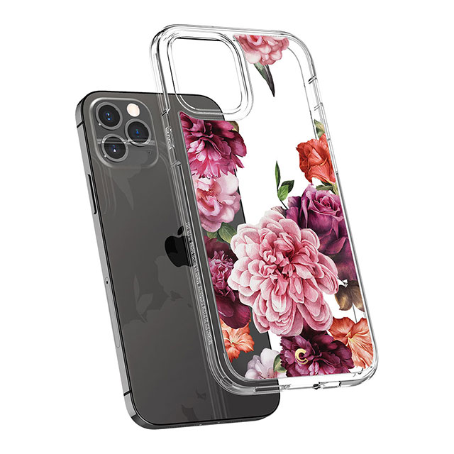 【iPhone12/12 Pro ケース】Cecile (Rose Floral)サブ画像