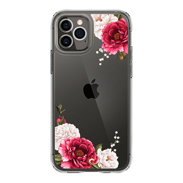 【iPhone12/12 Pro ケース】Cecile (Red Floral)サブ画像