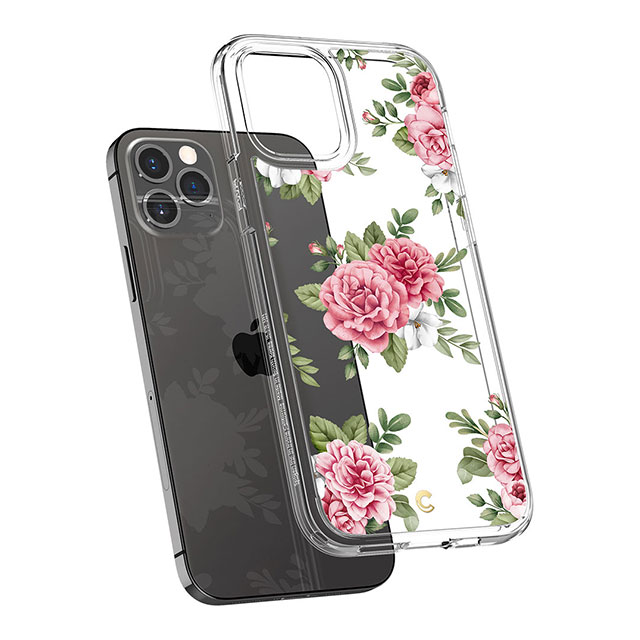 【iPhone12/12 Pro ケース】Cecile (Pink Floral)サブ画像