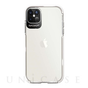 【iPhone12/12 Pro ケース】クリアタフ カラーTPEクリア (WHITE)