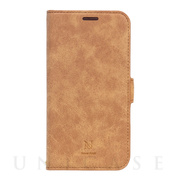 【iPhone12/12 Pro ケース】手帳型ケース Style Natural (Camel)