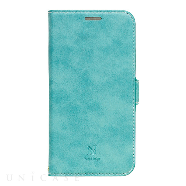 【iPhone12/12 Pro ケース】手帳型ケース Style Natural (Turquoise)