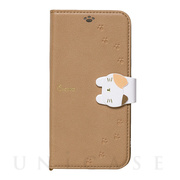 【iPhone12/12 Pro ケース】手帳型ケース Cocotte (Beige)