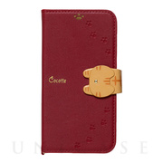 【iPhone12 mini ケース】手帳型ケース Cocotte (Red)