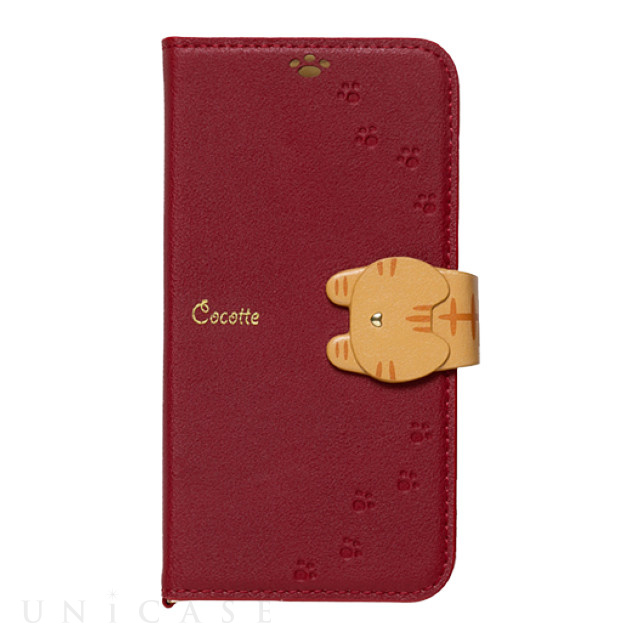 【iPhone12 mini ケース】手帳型ケース Cocotte (Red)
