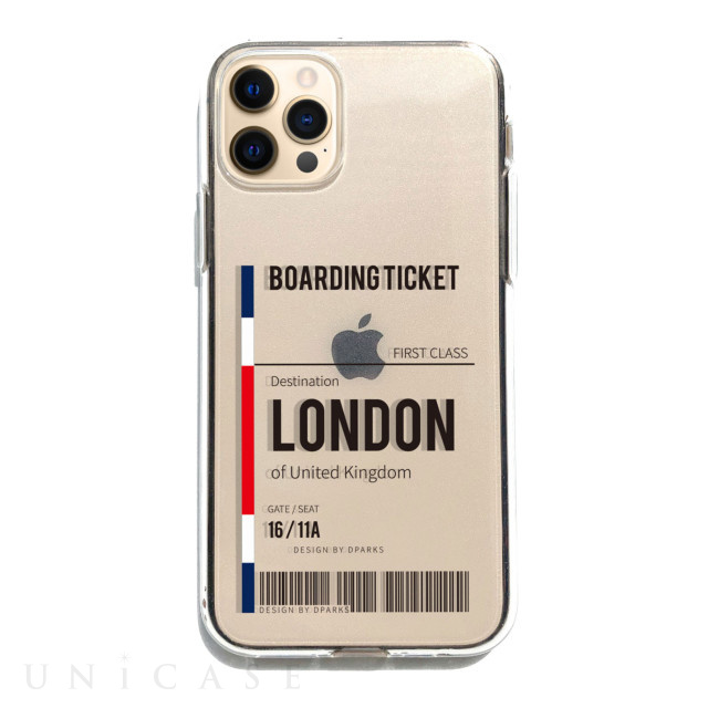 【iPhone12 Pro Max ケース】ソフトクリアケース (LONDON)