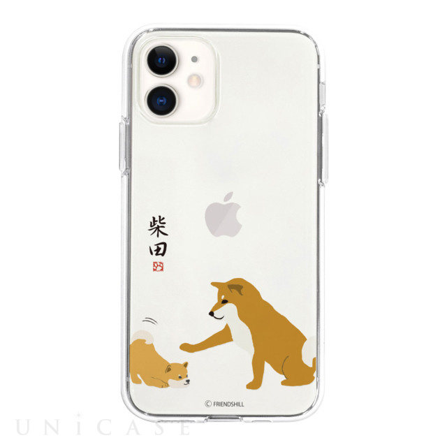 【iPhone12/12 Pro ケース】しばたさんクリアケース (子犬)