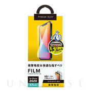 【iPhone12/12 Pro フィルム】治具付き 液晶保護フィルム (衝撃吸収/光沢)