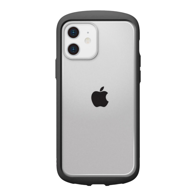 【iPhone12/12 Pro ケース】ガラスタフケース ラウンドタイプ (ブラック)サブ画像
