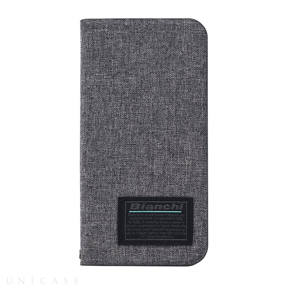 【iPhone12/12 Pro ケース】Bianchi Water Repellent Folio Case for iPhone12/12 Pro (gray)