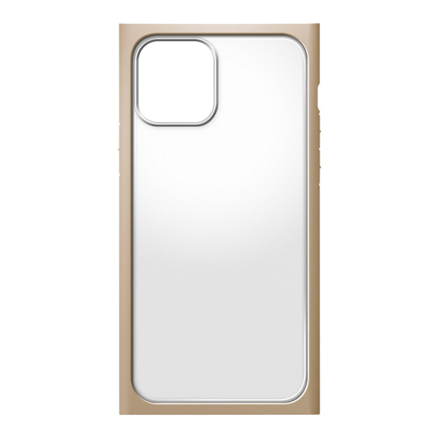 【iPhone12 Pro Max ケース】ガラスタフケース スクエアタイプ (ベージュ)サブ画像