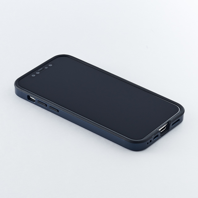 【iPhone12 mini ケース】Bianchi Hybrid Shockproof Case for iPhone12 mini (steel black)サブ画像