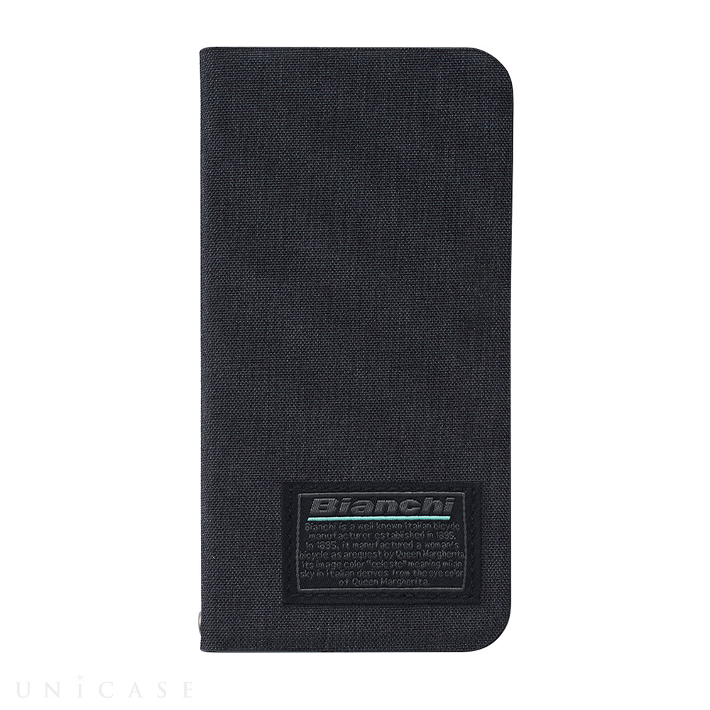 【iPhoneSE(第2世代)/8/7/6s/6 ケース】Bianchi Water Repellent Folio Case for iPhoneSE(第2世代) (black)