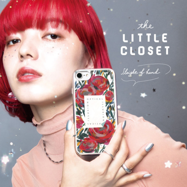 LITTLE CLOSET iPhoneSE(第3/2世代)/8/7/6s/6 着せ替えフィルム (Trick-girl)goods_nameサブ画像