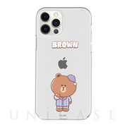 【iPhone12/12 Pro ケース】Dreamy Night CLEAR SOFT (BROWN)