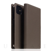 【iPhone12 mini ケース】Full Grain Leather Case (Etoffe Cream)