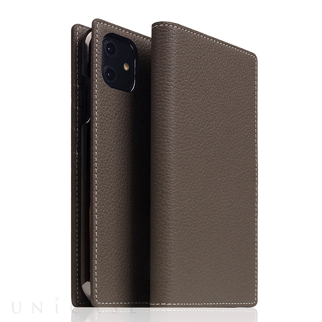 【iPhone12/12 Pro ケース】Full Grain Leather Case (Etoffe Cream)