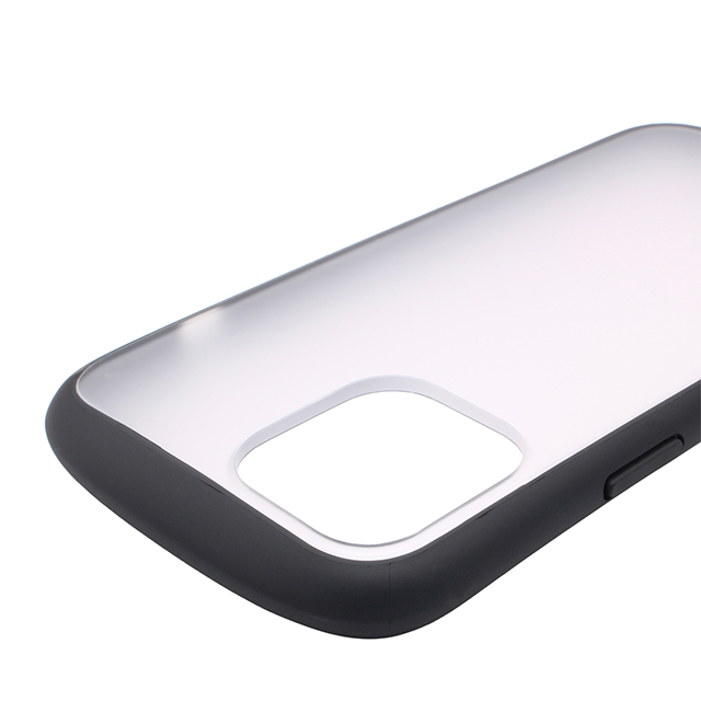 【iPhone12 Pro Max ケース】衝撃吸収ハイブリッドマットケース (ブラック)サブ画像