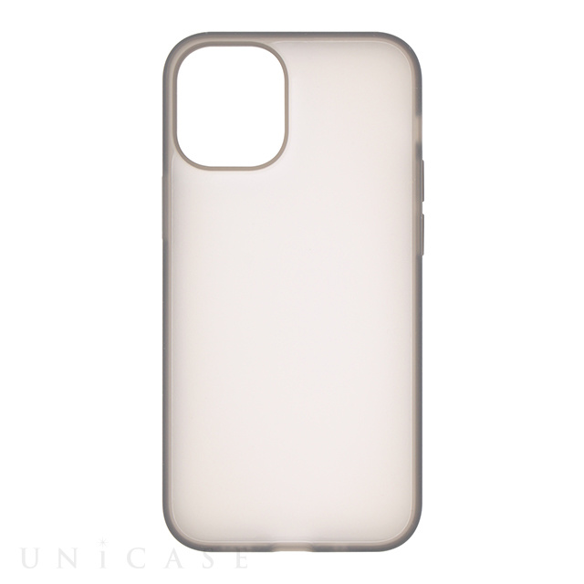 【iPhone12 mini ケース】Smoothly Silicone Case (ブラック)