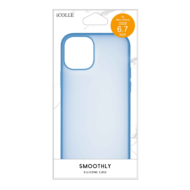 【iPhone12 Pro Max ケース】Smoothly Silicone Case (ネイビー)サブ画像