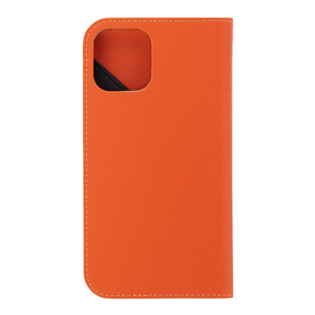 【iPhone12 mini ケース】FOLIO CASE SAFFIANO (Orange)サブ画像