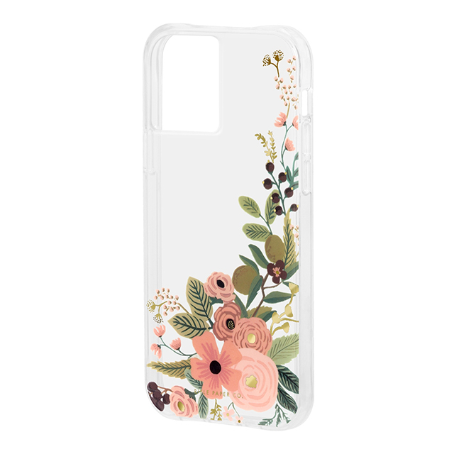 【iPhone12/12 Pro ケース】RIFLE PAPER CO. 抗菌・耐衝撃ケース (Clear Garden Party Rose)goods_nameサブ画像