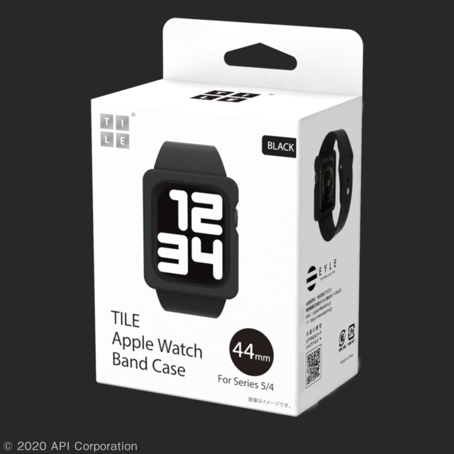 【Apple Watch バンド 44mm】TILE Apple Watch Band Case (BLACK) for Apple Watch SE(第2/1世代)/Series6/5/4サブ画像