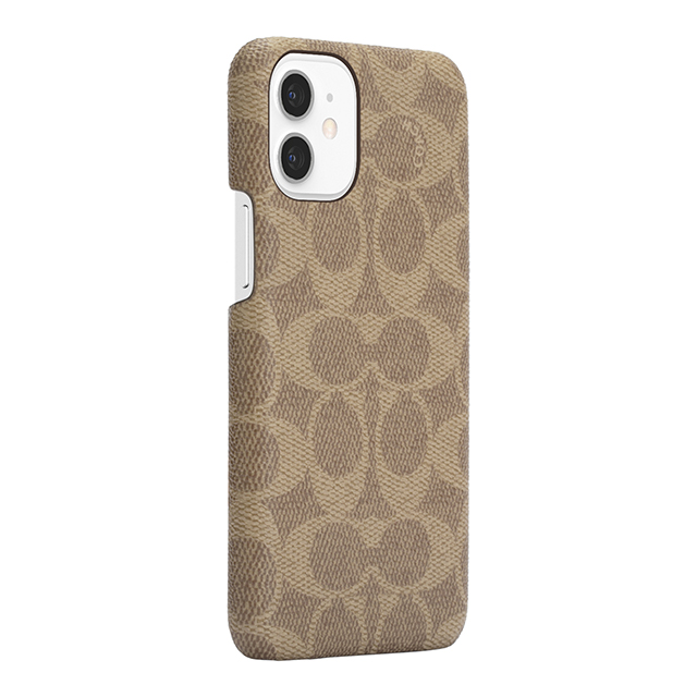 【iPhone12 mini ケース】Slim Wrap Case (Signature C Khaki)goods_nameサブ画像