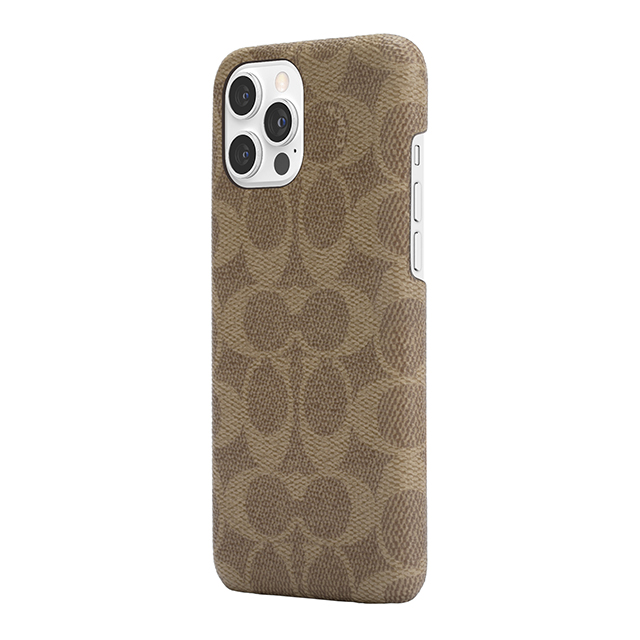 【iPhone12 Pro Max ケース】Slim Wrap Case (Signature C Khaki)goods_nameサブ画像