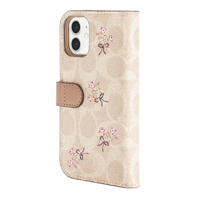 【iPhone12/12 Pro ケース】Folio Case (Floral Bow Signature C Sand/Multi Printed/Glitter Accents)goods_nameサブ画像