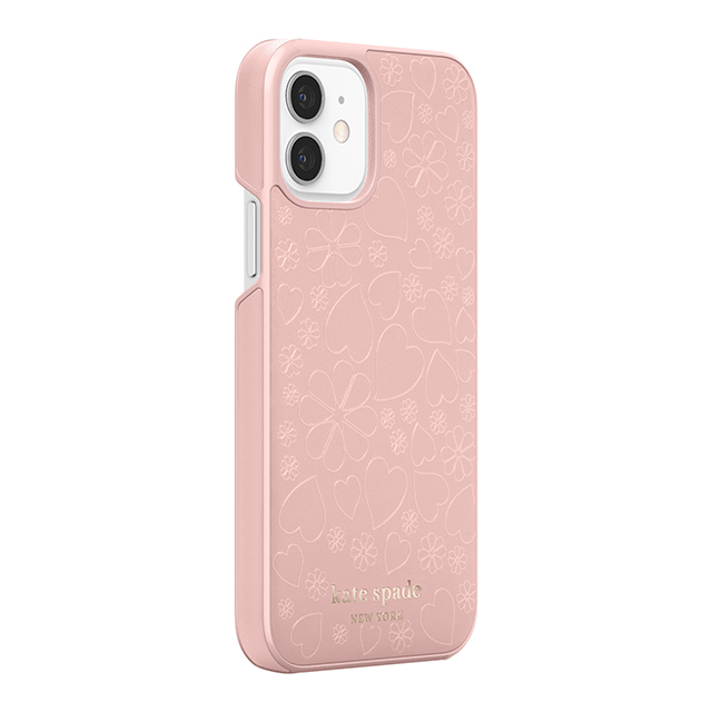 【iPhone12/12 Pro ケース】Wrap Case (Pale Vellum Crumbs/Printed Clover Heart Pattern/Pale Vellum PC/Gold Sticker Logo)goods_nameサブ画像