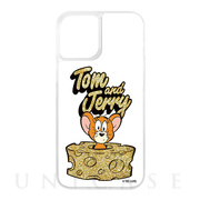 【iPhone12 mini ケース】トムとジェリー/ラメ グリッターケース (チーズ)