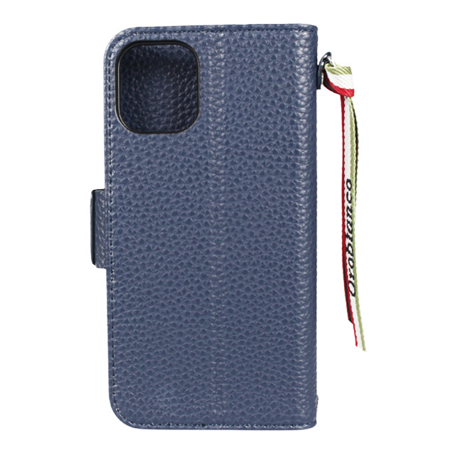 【iPhone12 mini ケース】“シュリンク” PU Leather Book Type Case (ブルー)サブ画像