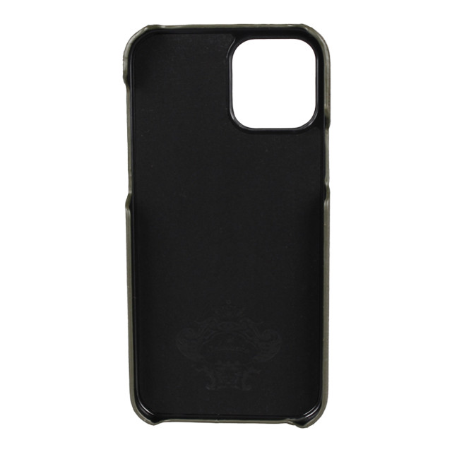 【iPhone12/12 Pro ケース】“サフィアーノ調” PU Leather Back Case (グリーン)サブ画像