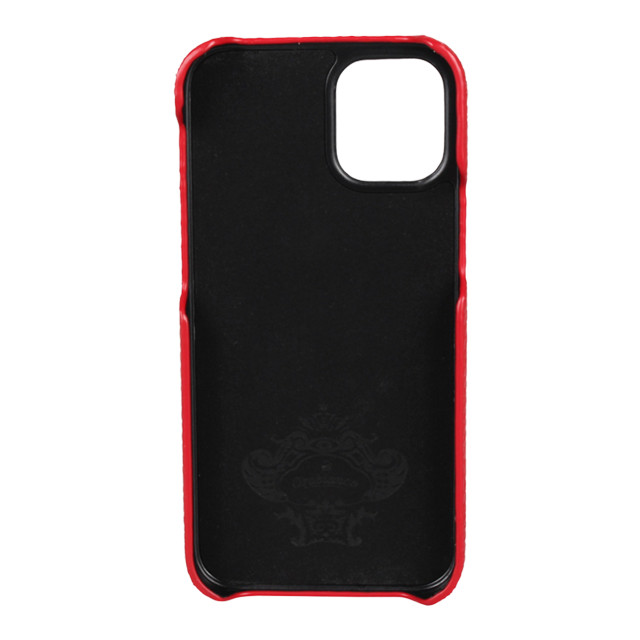 【iPhone12 mini ケース】“シュリンク” PU Leather Back Case (レッド)サブ画像
