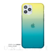 【iPhone12/12 Pro ケース】Carat (グラデーションGREEN)