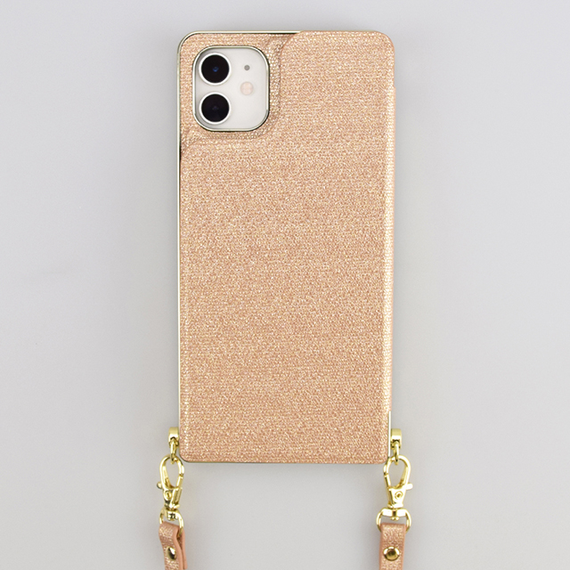 【アウトレット】【iPhone11/XR ケース】Cross Body Case Glitter Series for iPhone11 (coral copper)goods_nameサブ画像
