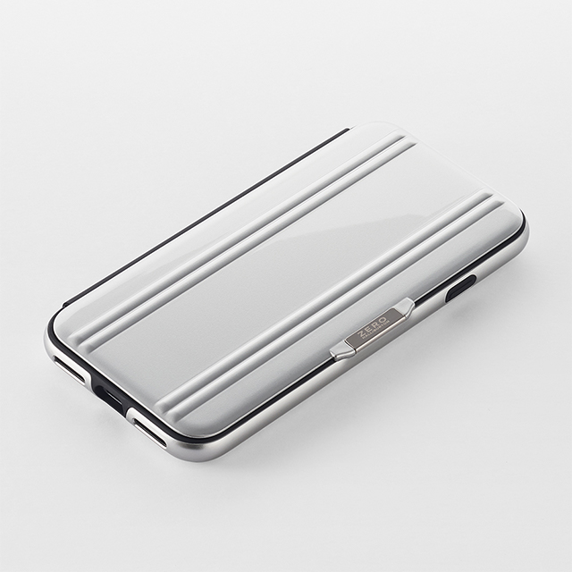 【アウトレット】【iPhoneSE(第3/2世代)/8/7 ケース】ZERO HALLIBURTON Hybrid Shockproof Flip Case for iPhoneSE(第2世代) (Silver)goods_nameサブ画像