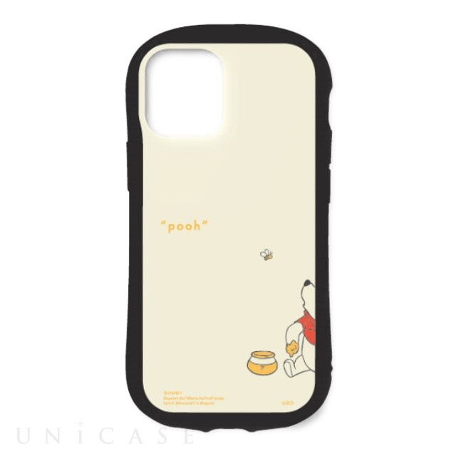 【iPhone12 mini ケース】ディズニーキャラクター ハイブリッドクリアケース (くまのプーさん)